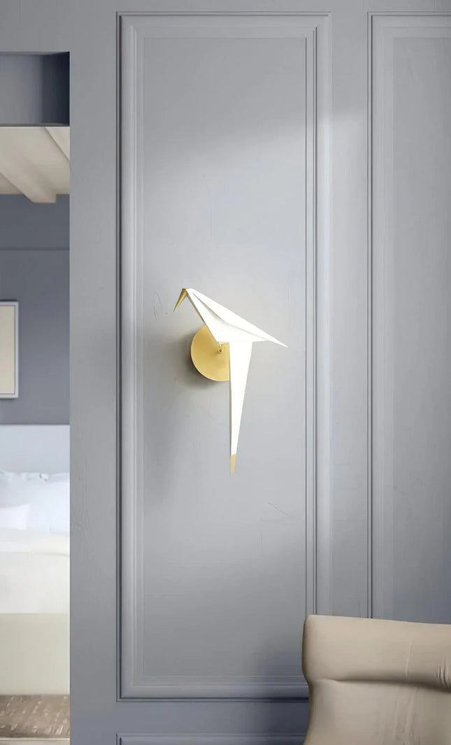 Wall lamp (Sconce) PERCHING BIRD by Rodesigne