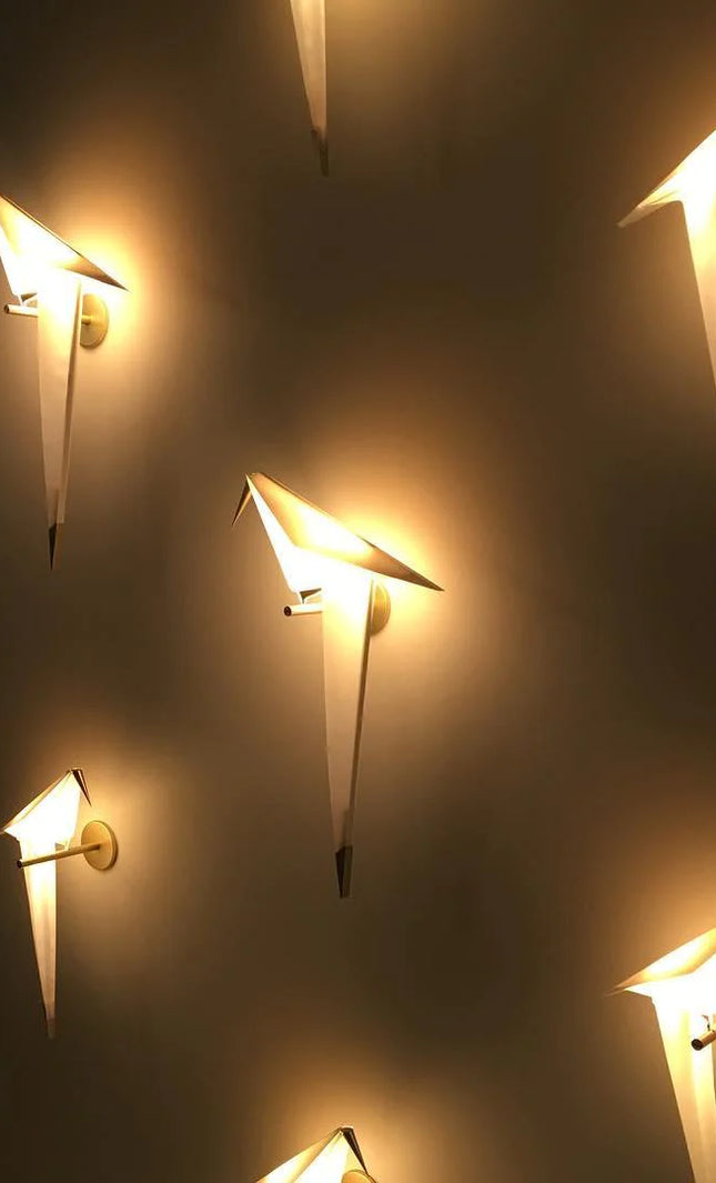 Wall lamp (Sconce) PERCHING BIRD by Rodesigne