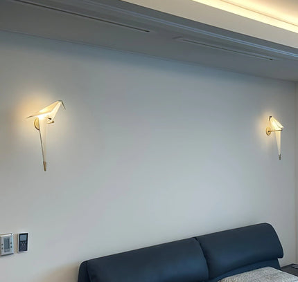 Wall lamp (Sconce) PERCHING BIRD by Rodesigne — wall sconce lamp, designer lighting by RODESIGNE