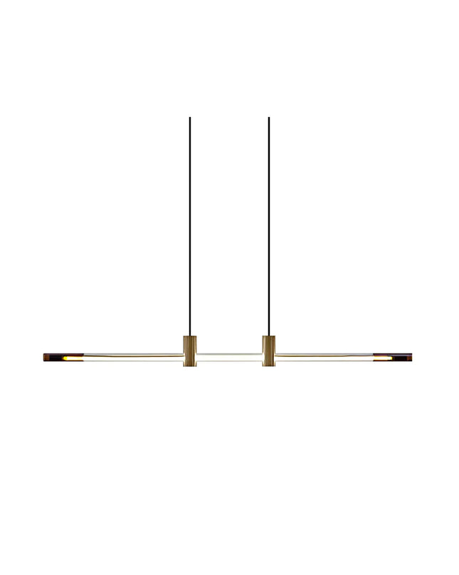 Chandelier RAY by Rodesigne — brass designer chandelier, custom lighting by RODESIGNE