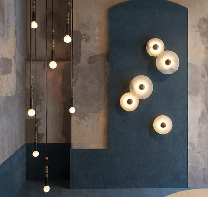 Wall lamp (Sconce) ALABASTRO COMBINATION by Rodesigne — alabaster wall sconce lamp, designer lighting by RODESIGNE