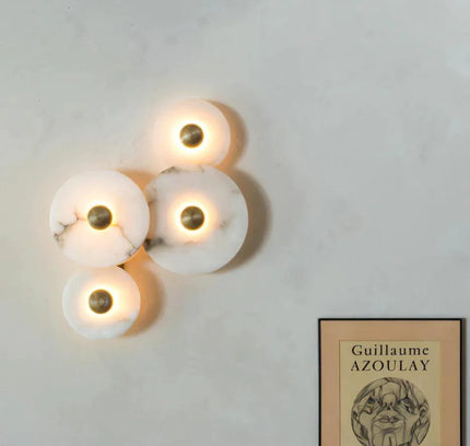 Wall lamp (Sconce) ALABASTRO COMBINATION by Rodesigne — alabaster wall sconce lamp, designer lighting by RODESIGNE