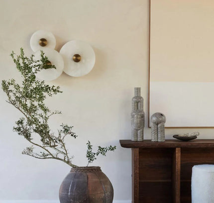 Wall lamp (Sconce) ALABASTRO COMBINATION by Rodesigne — alabaster wall sconce lamp, designer lighting by RODESIGNE