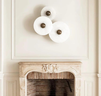 Wall lamp (Sconce) ALABASTRO COMBINATION by Rodesigne — alabaster wall sconce lamp, designer lighting by RODESIGNE
