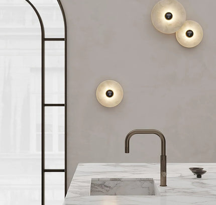 Wall lamp (Sconce) ALABASTRO COMBINATION by Rodesigne — alabaster wall sconce lamp, designer lighting by RODESIGNE