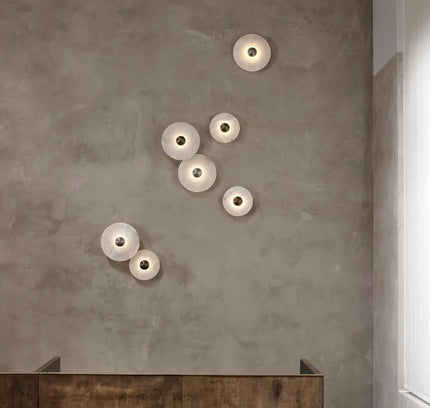 Wall lamp (Sconce) ALABASTRO COMBINATION by Rodesigne — alabaster wall sconce lamp, designer lighting by RODESIGNE