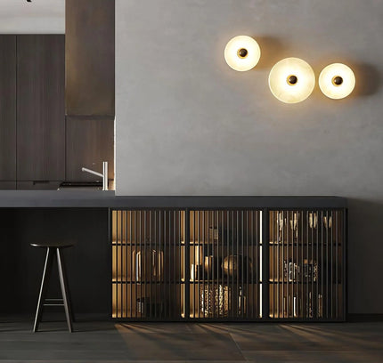 Wall lamp (Sconce) ALABASTRO COMBINATION by Rodesigne — alabaster wall sconce lamp, designer lighting by RODESIGNE