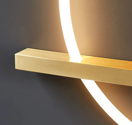 Wall lamp (Sconce) ROW CUT by Rodesigne — brass wall sconce lamp, designer lighting by RODESIGNE