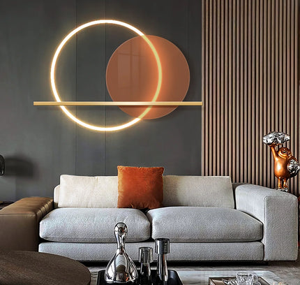 Wall lamp (Sconce) ROW CUT by Rodesigne — brass wall sconce lamp, designer lighting by RODESIGNE
