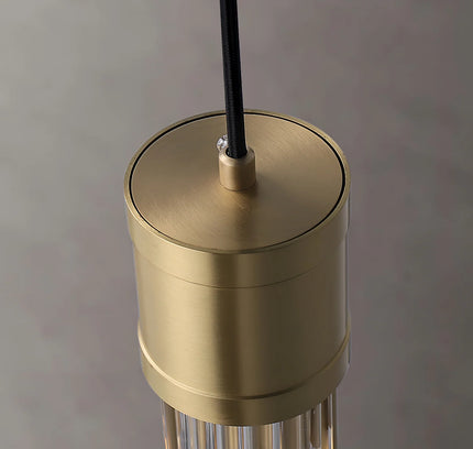 Pendant lamp ROUSSE by Rodesigne — brass modern pendant light, custom designer lighting by RODESIGNE