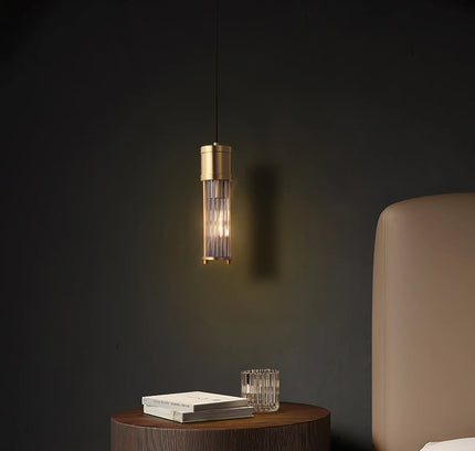 Pendant lamp ROUSSE by Rodesigne — brass modern pendant light, custom designer lighting by RODESIGNE