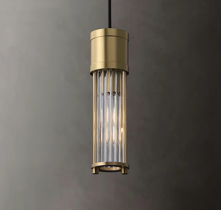 Pendant lamp ROUSSE by Rodesigne — brass modern pendant light, custom designer lighting by RODESIGNE