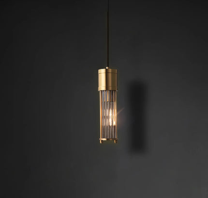 Pendant lamp ROUSSE by Rodesigne — brass modern pendant light, custom designer lighting by RODESIGNE