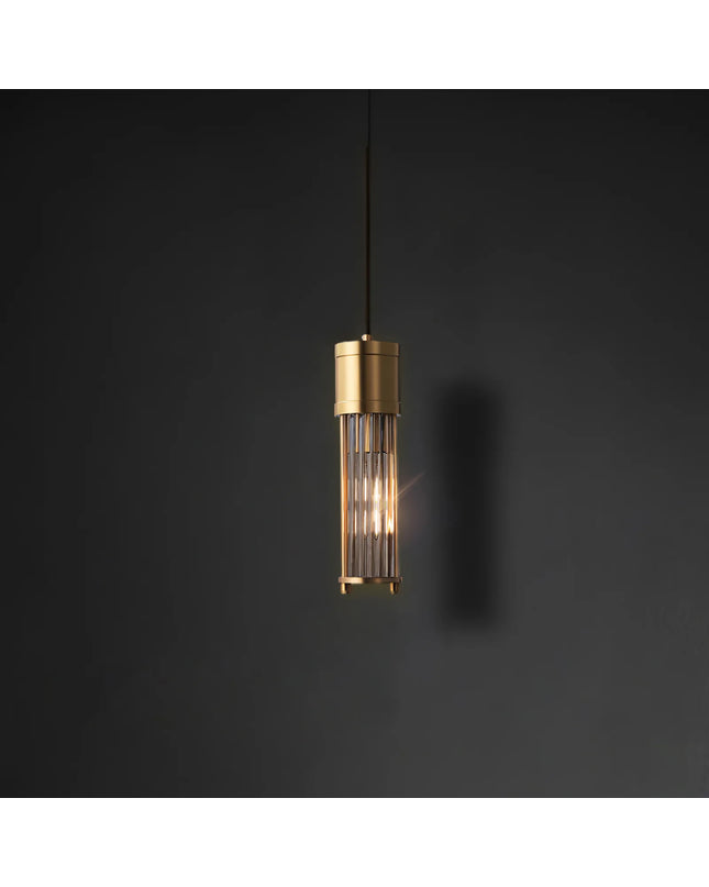 Pendant lamp ROUSSE by Rodesigne — brass modern pendant light, custom designer lighting by RODESIGNE