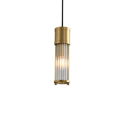 Pendant lamp ROUSSE by Rodesigne — brass modern pendant light, custom designer lighting by RODESIGNE