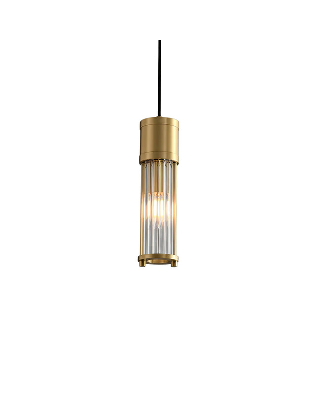 Pendant lamp ROUSSE by Rodesigne — brass modern pendant light, custom designer lighting by RODESIGNE