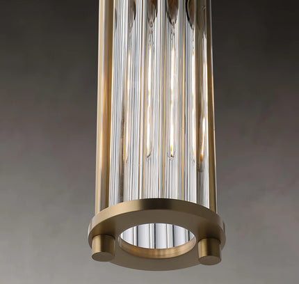 Pendant lamp ROUSSE by Rodesigne — brass modern pendant light, custom designer lighting by RODESIGNE
