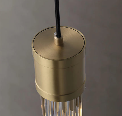 Pendant lamp ROUSSE by Rodesigne — brass modern pendant light, custom designer lighting by RODESIGNE