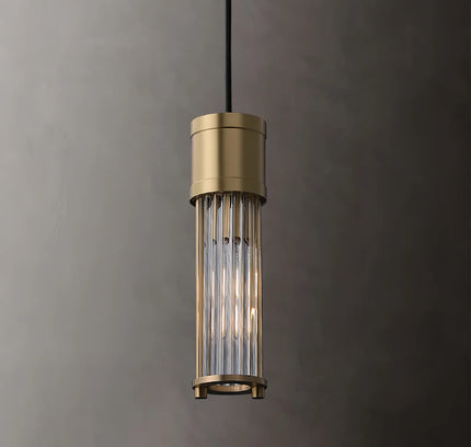 Pendant lamp ROUSSE by Rodesigne — brass modern pendant light, custom designer lighting by RODESIGNE