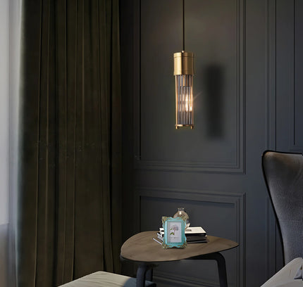 Pendant lamp ROUSSE by Rodesigne — brass modern pendant light, custom designer lighting by RODESIGNE
