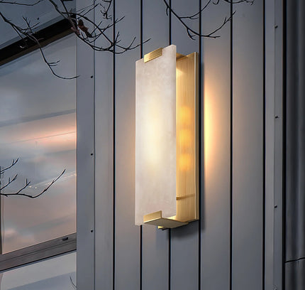 Wall lamp (Sconce) ROUL by Rodesigne — alabaster wall sconce lamp, designer lighting by RODESIGNE