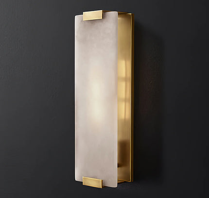Wall lamp (Sconce) ROUL by Rodesigne — alabaster wall sconce lamp, designer lighting by RODESIGNE