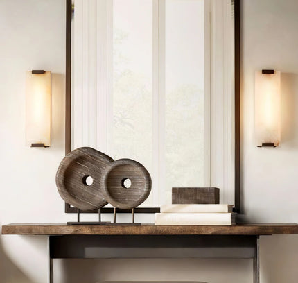 Wall lamp (Sconce) ROUL by Rodesigne — alabaster wall sconce lamp, designer lighting by RODESIGNE