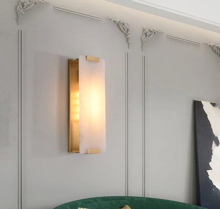 Wall lamp (Sconce) ROUL by Rodesigne — alabaster wall sconce lamp, designer lighting by RODESIGNE