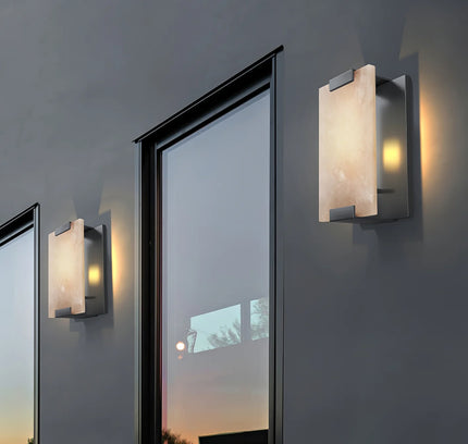 Wall lamp (Sconce) ROUL by Rodesigne — alabaster wall sconce lamp, designer lighting by RODESIGNE