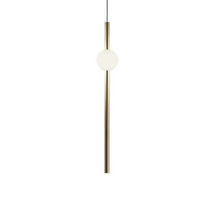 Pendant lamp ORION GLOBE by Rodesigne — brass modern pendant light, custom designer lighting by RODESIGNE