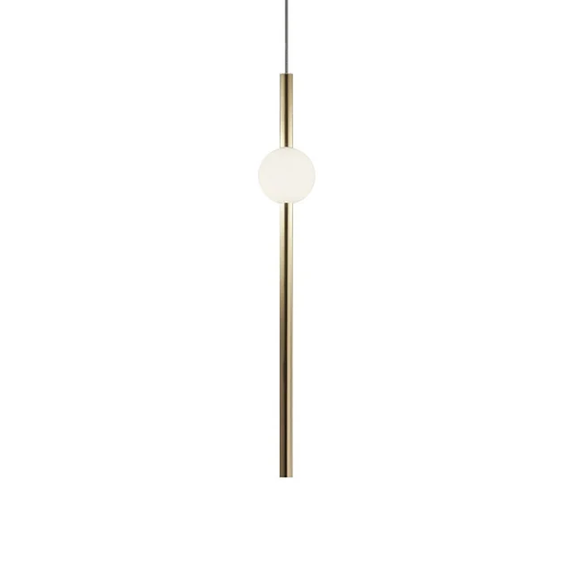 Pendant lamp ORION GLOBE by Rodesigne — brass modern pendant light, custom designer lighting by RODESIGNE