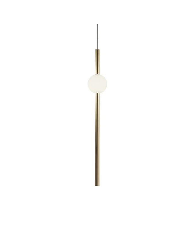 Pendant lamp ORION GLOBE by Rodesigne — brass modern pendant light, custom designer lighting by RODESIGNE