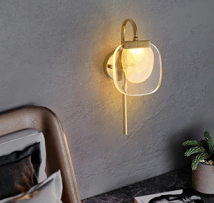 Wall lamp (Sconce) SATINER by Rodesigne — glass wall sconce lamp, designer lighting by RODESIGNE