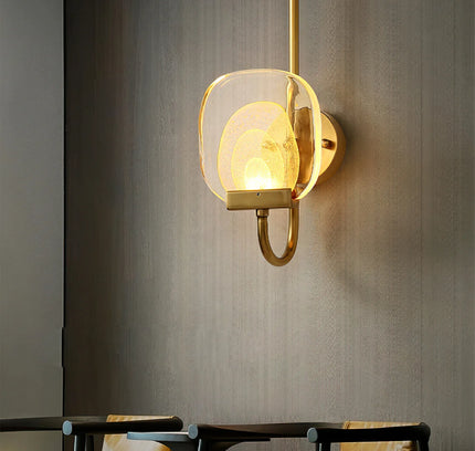 Wall lamp (Sconce) SATINER by Rodesigne — glass wall sconce lamp, designer lighting by RODESIGNE