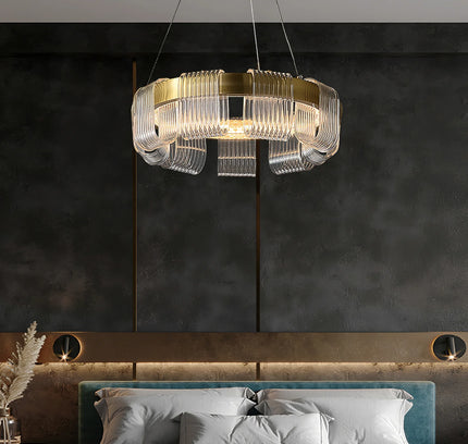 Chandelier PLUTO by Rodesigne — brass designer chandelier, custom lighting by RODESIGNE