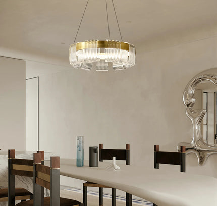 Chandelier PLUTO by Rodesigne — brass designer chandelier, custom lighting by RODESIGNE