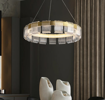Chandelier PLUTO by Rodesigne — brass designer chandelier, custom lighting by RODESIGNE