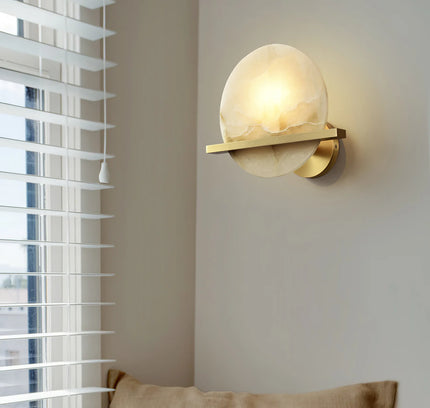 Wall lamp (Sconce) SAVY by Rodesigne — alabaster wall sconce lamp, designer lighting by RODESIGNE