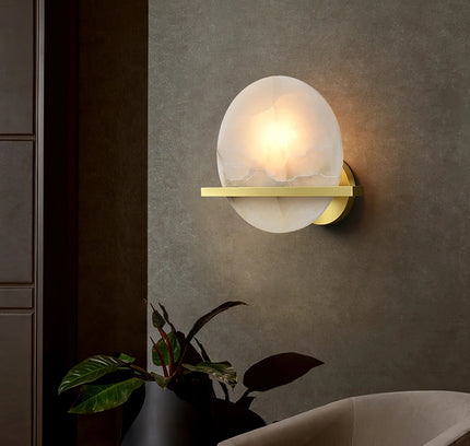 Wall lamp (Sconce) SAVY by Rodesigne — alabaster wall sconce lamp, designer lighting by RODESIGNE
