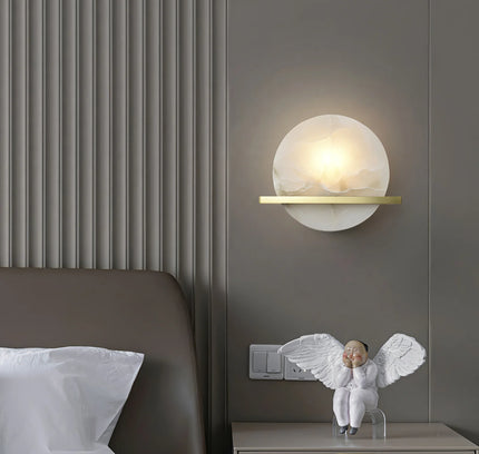 Wall lamp (Sconce) SAVY by Rodesigne — alabaster wall sconce lamp, designer lighting by RODESIGNE