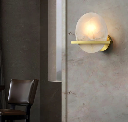 Wall lamp (Sconce) SAVY by Rodesigne — alabaster wall sconce lamp, designer lighting by RODESIGNE