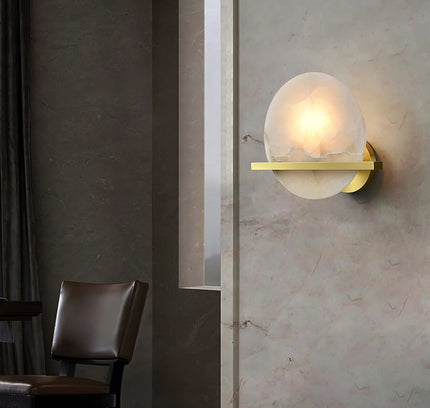 Wall lamp (Sconce) SAVY by Rodesigne — alabaster wall sconce lamp, designer lighting by RODESIGNE