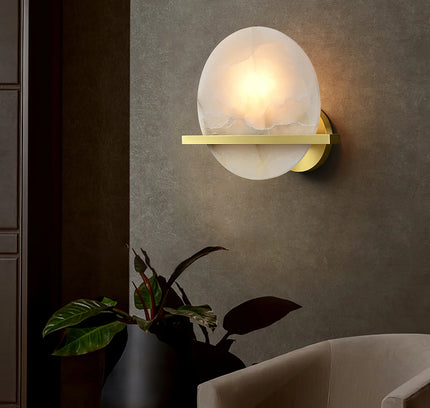 Wall lamp (Sconce) SAVY by Rodesigne — alabaster wall sconce lamp, designer lighting by RODESIGNE