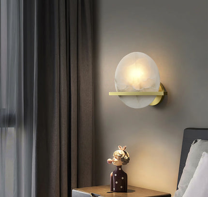 Wall lamp (Sconce) SAVY by Rodesigne — alabaster wall sconce lamp, designer lighting by RODESIGNE