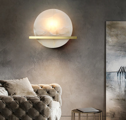 Wall lamp (Sconce) SAVY by Rodesigne — alabaster wall sconce lamp, designer lighting by RODESIGNE