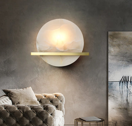 Wall lamp (Sconce) SAVY by Rodesigne — alabaster wall sconce lamp, designer lighting by RODESIGNE