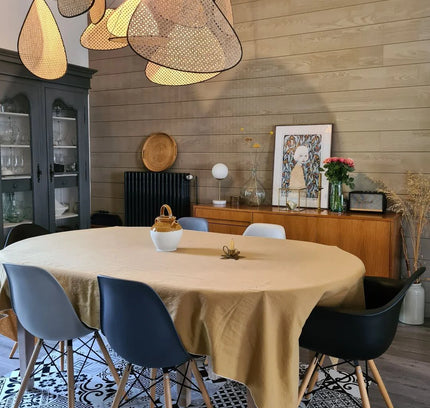 Pendant lamp SCREEN CANN by Rodesigne — wood modern pendant light, custom designer lighting by RODESIGNE