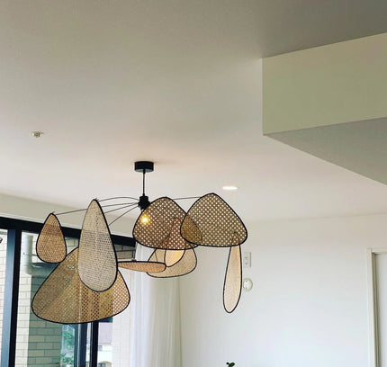 Pendant lamp SCREEN CANN by Rodesigne — wood modern pendant light, custom designer lighting by RODESIGNE