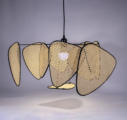 Pendant lamp SCREEN CANN by Rodesigne — wood modern pendant light, custom designer lighting by RODESIGNE