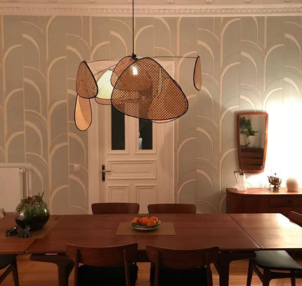 Pendant lamp SCREEN CANN by Rodesigne — wood modern pendant light, custom designer lighting by RODESIGNE